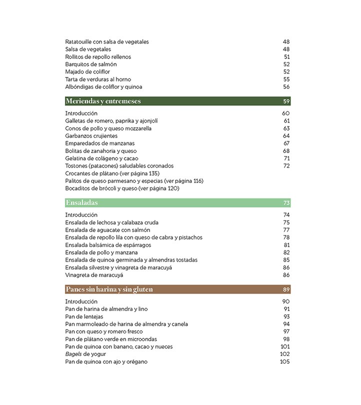 Sample content 4_Cocina antiinflamatoria: M&aacute;s de 100 recetas para sanar / Anti-Inflammatory Cooking: More Than 100 Recipes for Healing