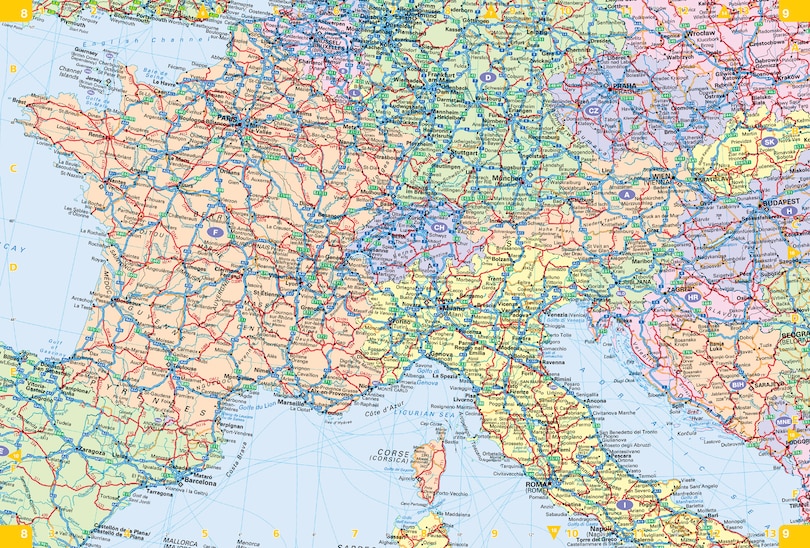 Sample content_Collins 2026 Big Road Atlas Europe