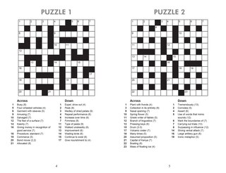 Sample content_Collins Bumper Book of Crosswords book 1
