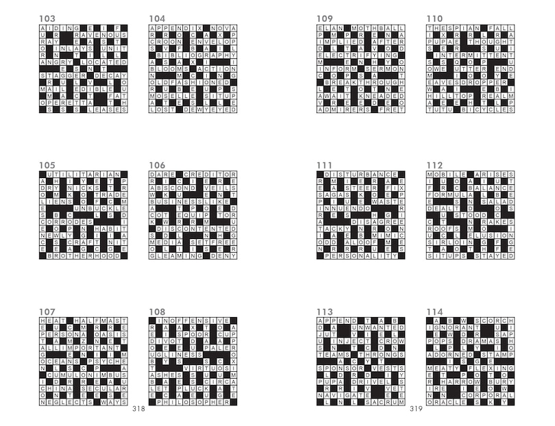 Aperçu du contenu 2_Collins Bumper Book of Crosswords book 2