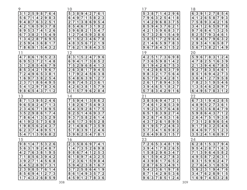 Sample content 3_Collins Bumper Book of Su Doku book 1