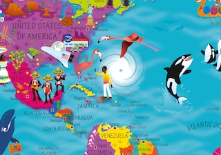 Sample content 3_Collins Children&rsquo;s World Wall Map