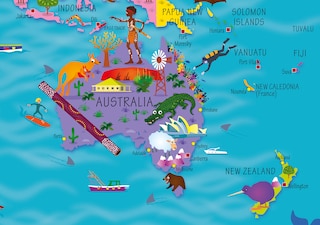 Sample content 4_Collins Children&rsquo;s World Wall Map