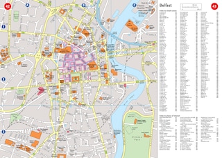 Sample content 3_Collins Handy Road Atlas Ireland: Handy map of Ireland using clear and detailed mapping