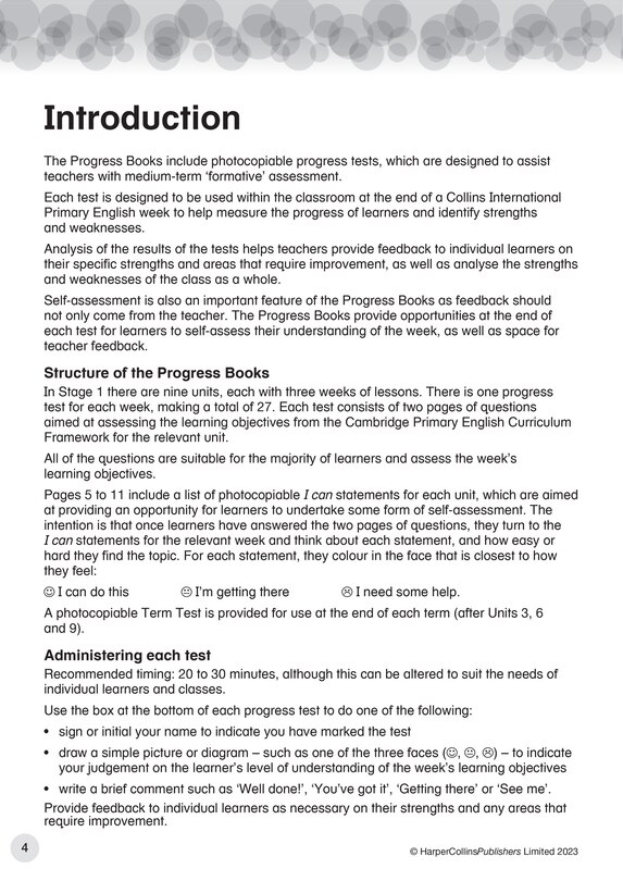 Aper&ccedil;u du contenu_Collins International Primary English