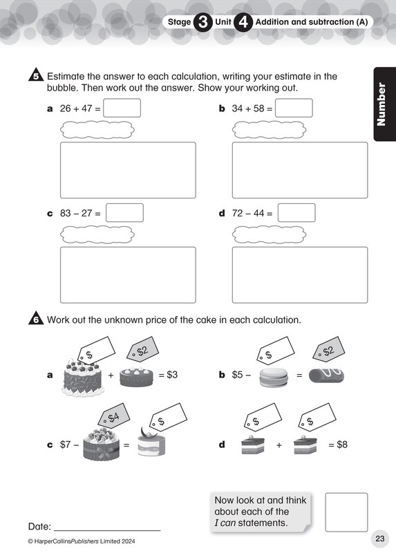 Aper&ccedil;u du contenu_Collins International Primary Maths