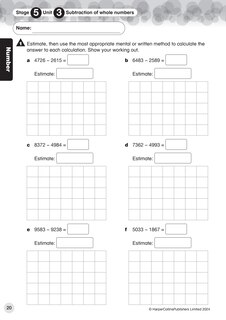 Aper&ccedil;u du contenu_Collins International Primary Maths