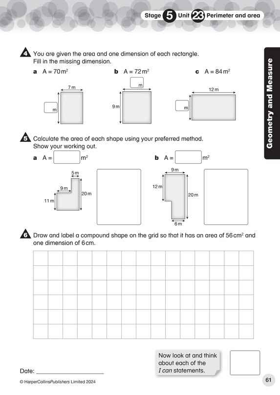 Aper&ccedil;u du contenu 3_Collins International Primary Maths