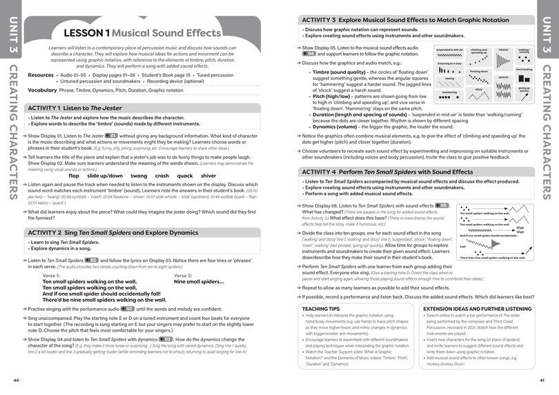 Sample content 2_Collins International Primary Music – Cambridge Primary Music Teacher's Guide Stage 4