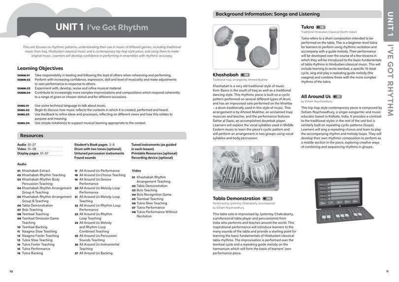 Sample content_Collins International Primary Music – Cambridge Primary Music Teacher's Guide Stage 6