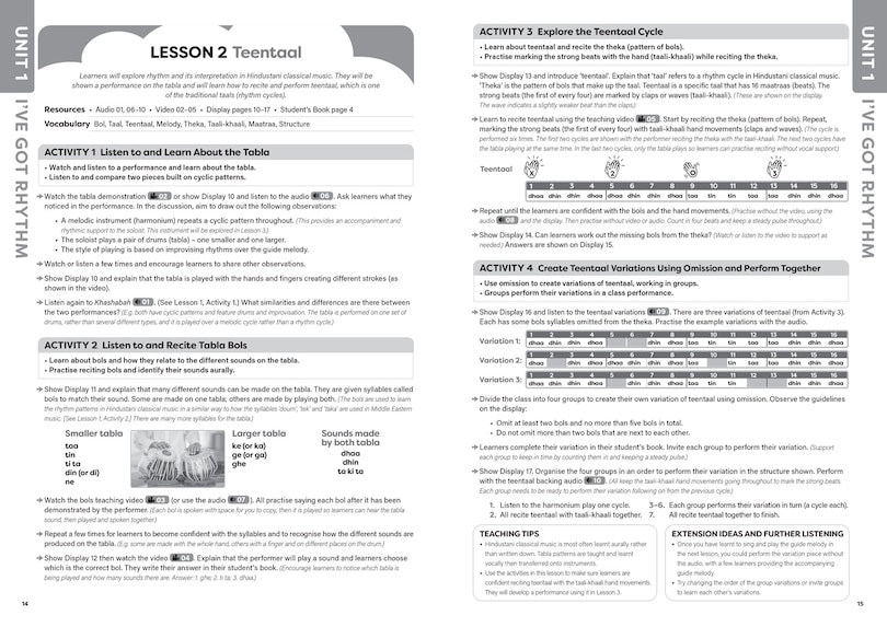 Sample content 3_Collins International Primary Music – Cambridge Primary Music Teacher's Guide Stage 6