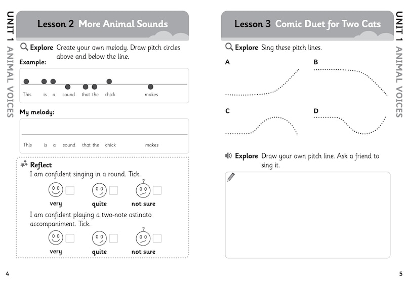 Aperçu du contenu_Collins International Primary Music – Cambridge Primary Music Student’s Book Stage 2