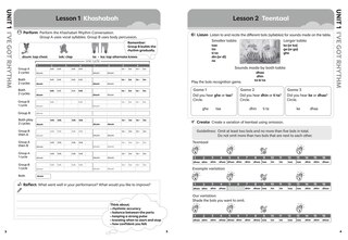 Aperçu du contenu_Collins International Primary Music – Cambridge Primary Music Student’s Book Stage 6