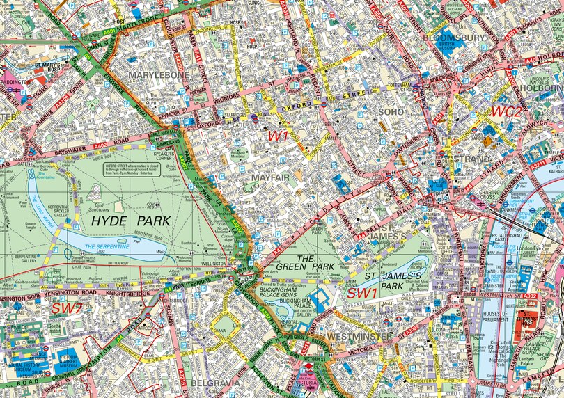 Sample content 3_Collins London Handy Street Map