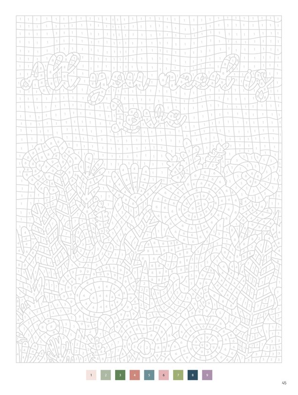 Sample content_Color by Numbers Flowers and Bouquets