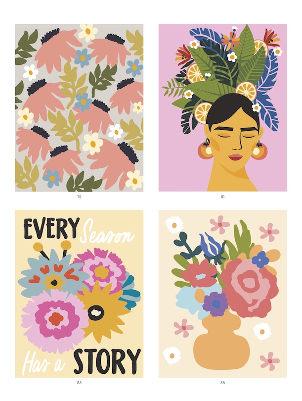 Sample content 2_Color by Numbers Flowers and Bouquets