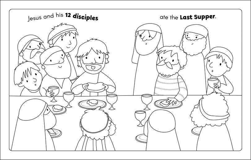 Aper&ccedil;u du contenu 4_My Very First Bible Easter Coloring Book