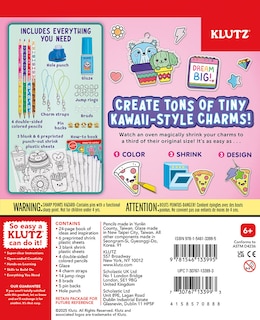 Back cover_Color & Shrink Charms: Kawaii Style