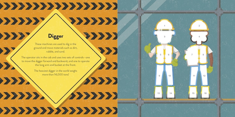 Sample content 4_Color with Stickers: Construction