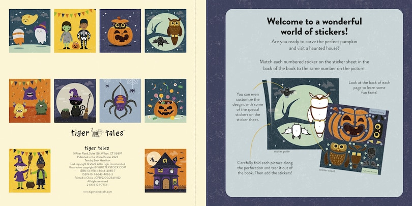 Aperçu du contenu_Color with Stickers: Halloween