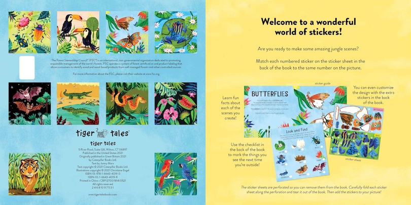 Sample content_Color With Stickers: Jungle