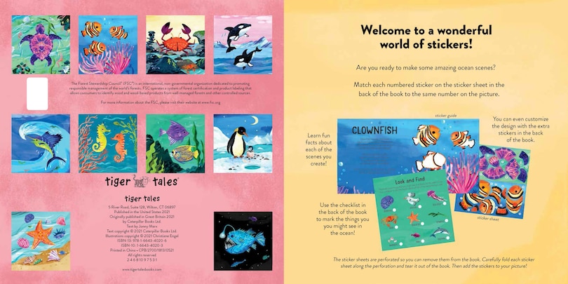 Sample content_Color With Stickers: Ocean