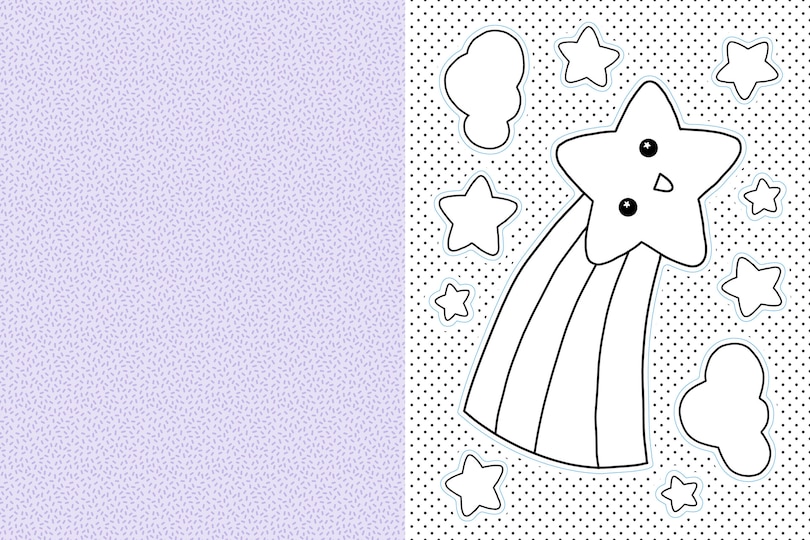Sample content_Color Your Own Stickers, Volume 2