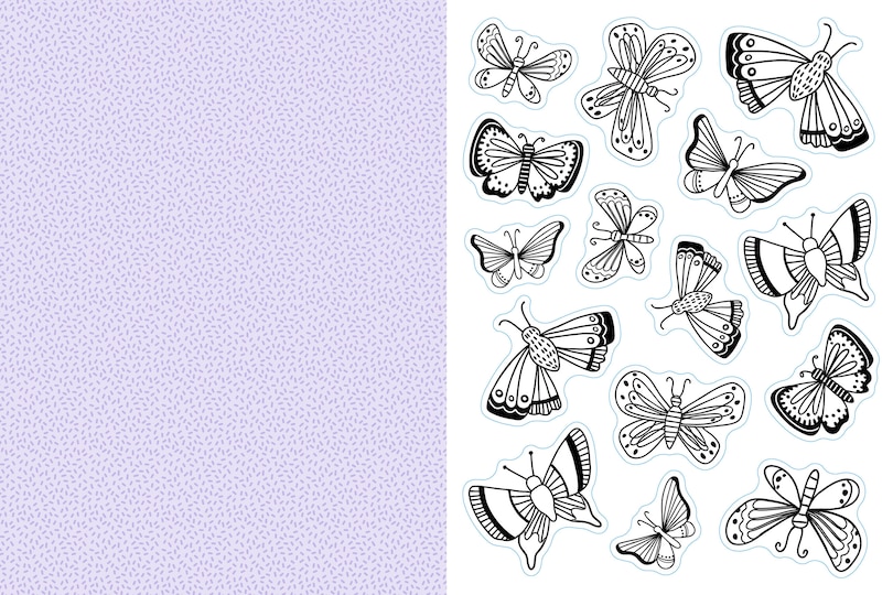 Sample content 2_Color Your Own Stickers, Volume 2