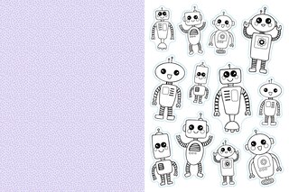 Sample content 3_Color Your Own Stickers, Volume 2