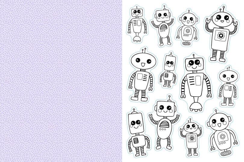 Sample content 3_Color Your Own Stickers, Volume 2