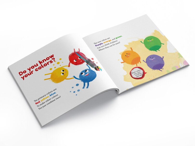 Sample content 2_Colors - Illustrated Book On Colors