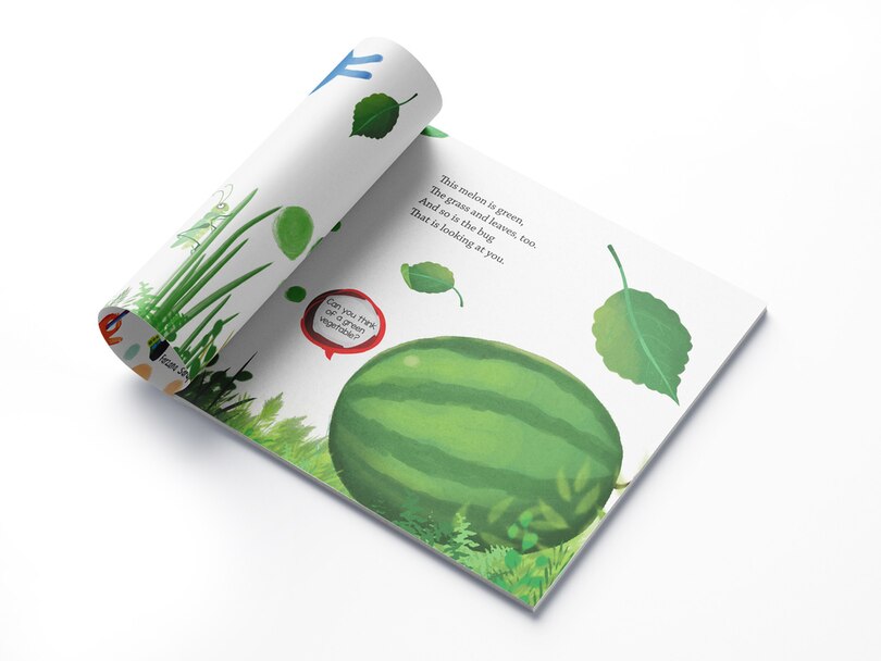 Sample content 3_Colors - Illustrated Book On Colors