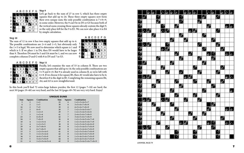 Sample content 2_Colossal Kakuro: 72 Massively Mind-Bending Puzzles