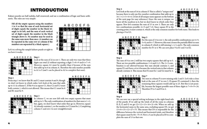 Sample content_Colossal Kakuro: 72 Titanically Tricky Puzzles
