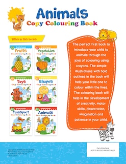 Aper&ccedil;u du contenu_Colouring Book of Animals: Creative Crayons Series - Crayon Copy Colour Books