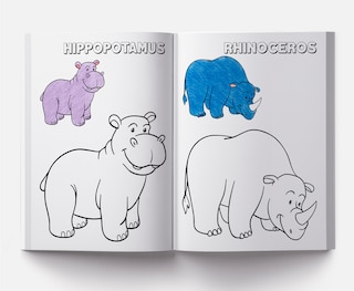 Aper&ccedil;u du contenu 2_Colouring Book of Animals: Creative Crayons Series - Crayon Copy Colour Books