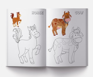 Aper&ccedil;u du contenu 4_Colouring Book of Animals: Creative Crayons Series - Crayon Copy Colour Books