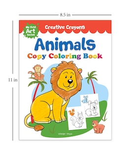 Aper&ccedil;u du contenu 5_Colouring Book of Animals: Creative Crayons Series - Crayon Copy Colour Books
