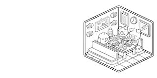 Aper&ccedil;u du contenu 4_COLOURING CORNER COSY FOOD