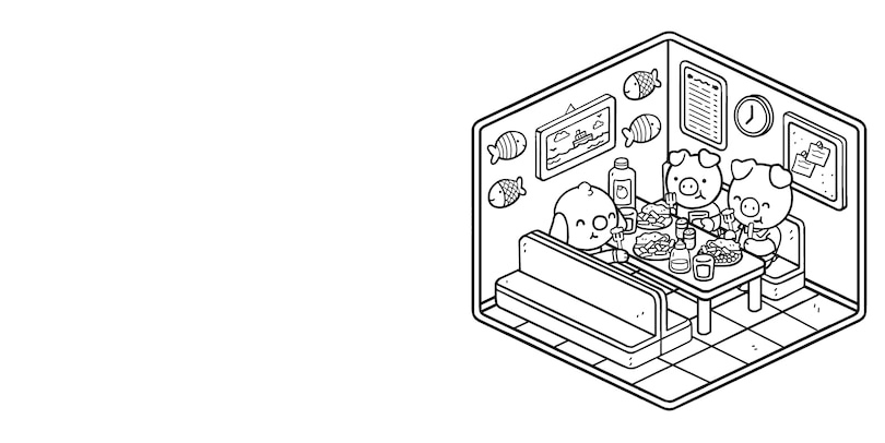 Aper&ccedil;u du contenu 4_COLOURING CORNER COSY FOOD