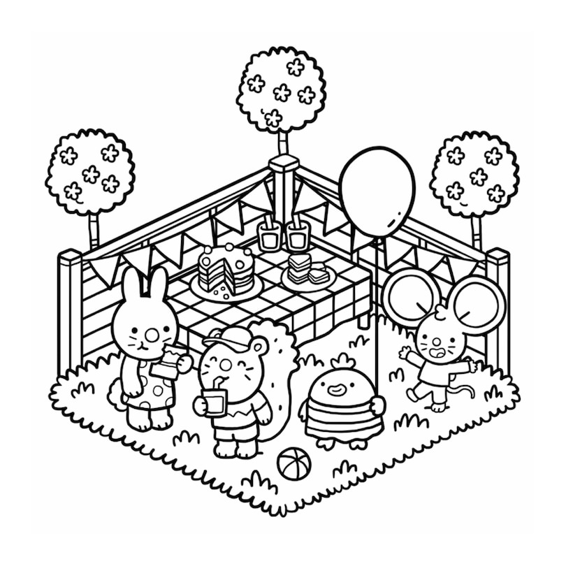 Sample content 2_COLOURING CORNER COSY GARDENS