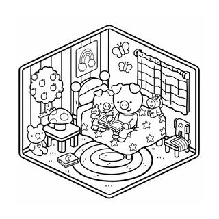 Sample content 3_COLOURING CORNER COSY HOMES
