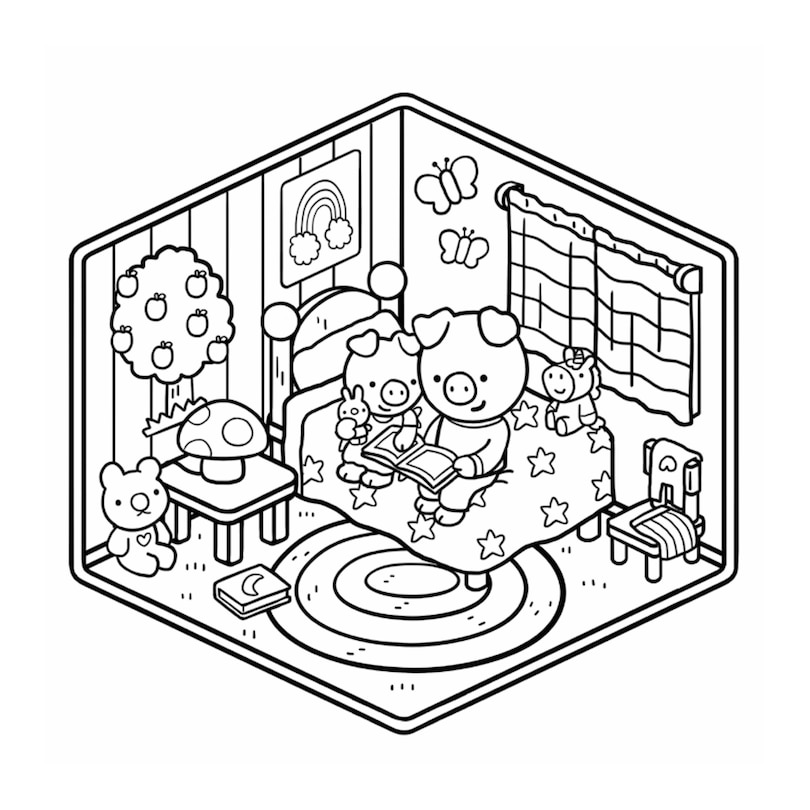 Sample content 3_COLOURING CORNER COSY HOMES