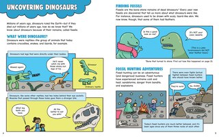 Aper&ccedil;u du contenu_Comic Strip Science Adventures: Digging for Dinosaurs