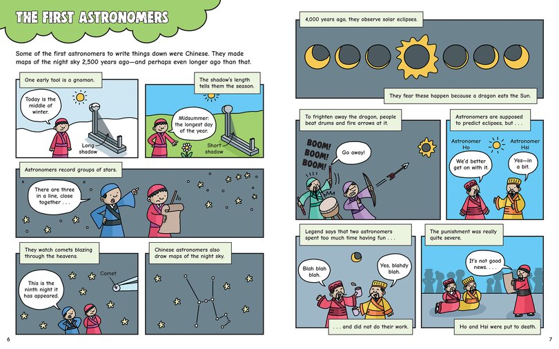 Aper&ccedil;u du contenu_Comic Strip Science Adventures: Exploring Space