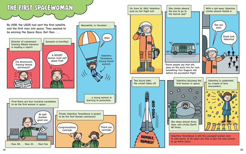 Aper&ccedil;u du contenu 2_Comic Strip Science Adventures: Exploring Space