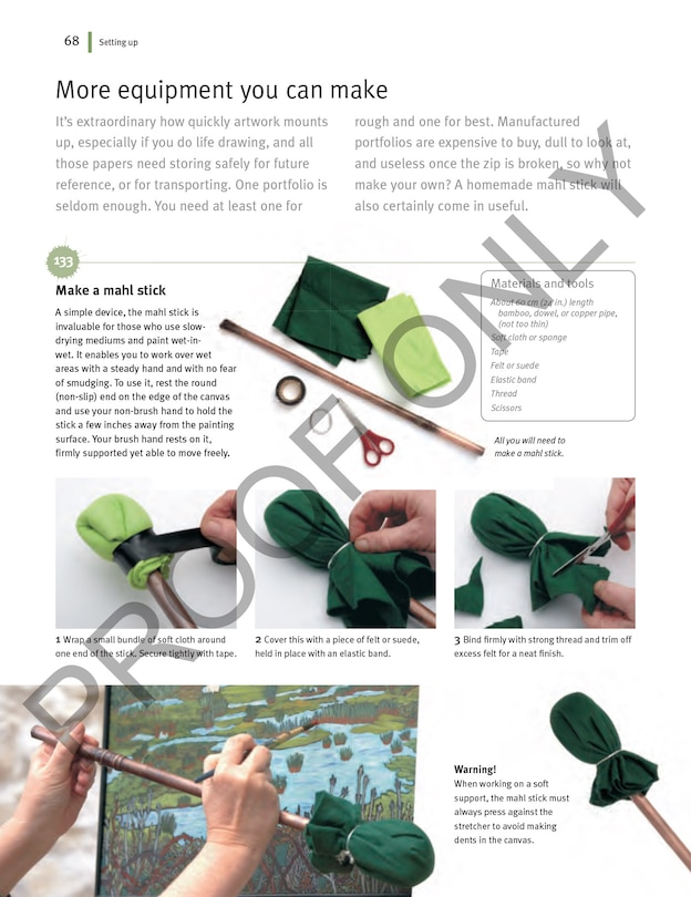 Aper&ccedil;u du contenu_Compendium of Acrylic Painting Techniques