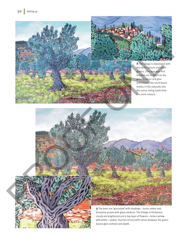 Aper&ccedil;u du contenu 5_Compendium of Acrylic Painting Techniques