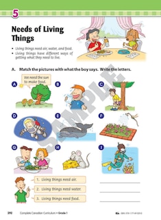 Sample content_Complete Canadian Curriculum: Grade 1 (Enriched Edition)