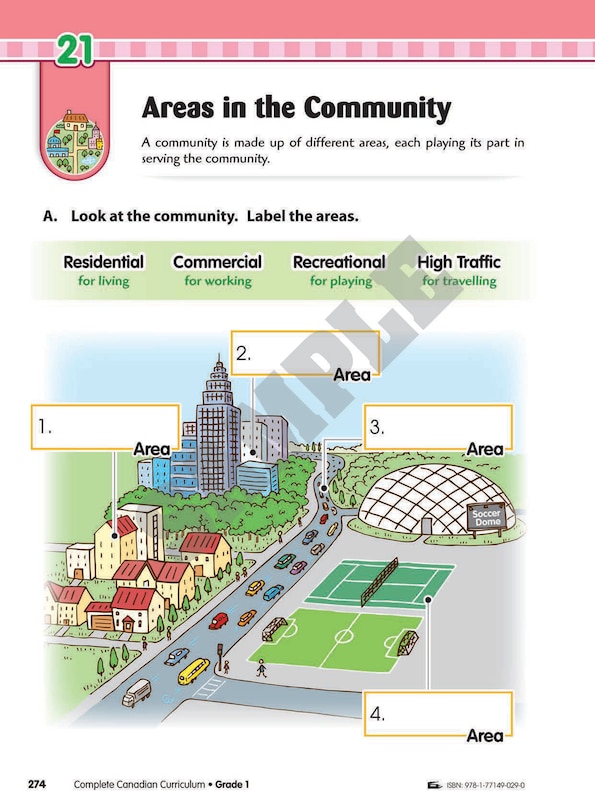 Sample content 2_Complete Canadian Curriculum: Grade 1 (Enriched Edition)
